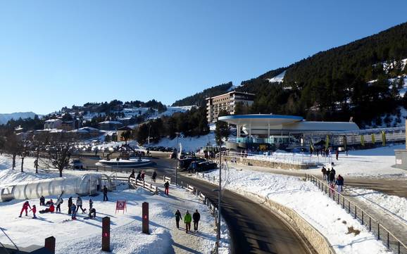 Prades: access to ski resorts and parking at ski resorts – Access, Parking Les Angles