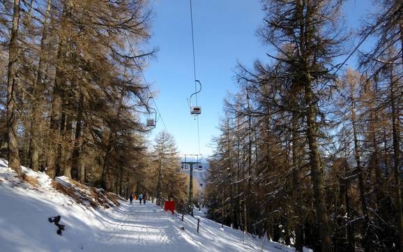 Skiing near Lana