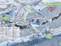 Trail map Mijoux/La Faucille