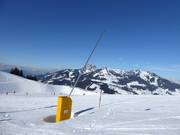 Snow lance in the Sudelfeld ski area