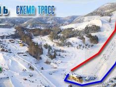 Trail map Hvalin/Khvalyn