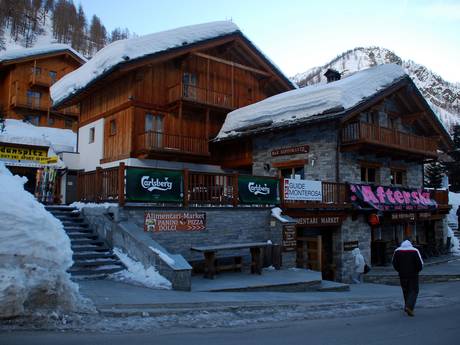 Après-ski Piedmont (Piemonte) – Après-ski Alagna Valsesia/Gressoney-La-Trinité/Champoluc/Frachey (Monterosa Ski)