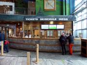 Well-maintained ticket area in SnowWorld Neuss