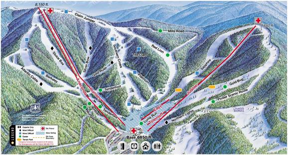 Discovery Ski Area Front Side