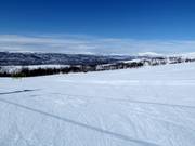 Easy and wide slope in the Hemavan ski area