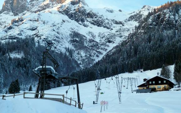 Skiing near Lungötz