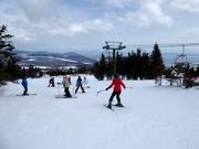 Ski course at the mountain station