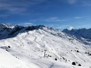 View of the slopes at Hochzeiger