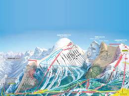 Trail map Banff Sunshine
