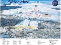 Trail map Fjätervålen
