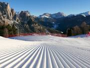 Perfectly groomed slopes