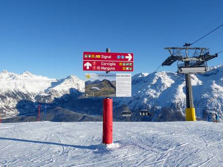 Engadin St. Moritz: orientation within ski resorts – Orientation St. Moritz – Corviglia