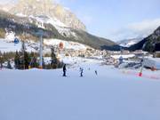 Beginner area in Corvara