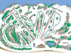 Trail map Huff Hills