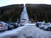 Lombardy: access to ski resorts and parking at ski resorts – Access, Parking Cima Piazzi/San Colombano – Isolaccia/Oga