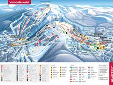 Trail map Vemdalsskalet