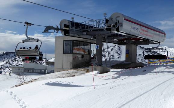 Lake Traunsee: best ski lifts – Lifts/cable cars Feuerkogel – Ebensee