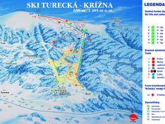 Trail map Turecká (Staré Hory)