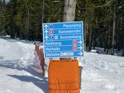 Good signage in the ski area