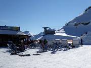 Ice Bar & Sun Paradise next to the Panoramarestaurant Kreuzjoch