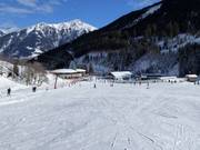 Huge practice area in the Angertal ski center
