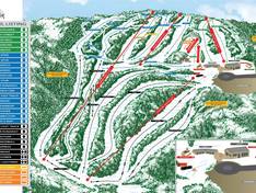 Trail map Montage Mountain Resort