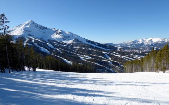 Madison Range: size of the ski resorts – Size Big Sky Resort
