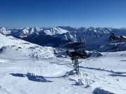 Ski lifts take you up to almost 3,000 m on Dachberg.