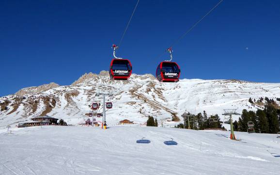 Best ski resort in the Fiemme Mountains – Test report Latemar – Obereggen/Pampeago/Predazzo