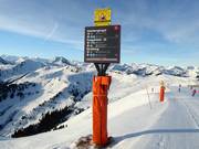 Signage on the slopes