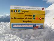 Slope signage