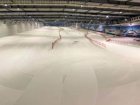 Northern Germany: size of the ski resorts – Size SnowWorld Bispingen