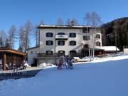 Hüschera Lodge directly on the slope