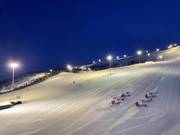 Night skiing