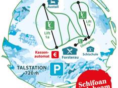 Trail map Forsteralm