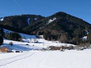 View of the Steckenberg ski area