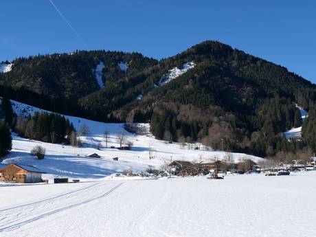 Ammergauer Alpen: size of the ski resorts – Size Steckenberg – Unterammergau