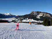 Easy slopes at the Schachen lifts