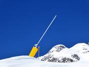 Snow lance in the Lauchernalp ski area