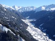 View into the Hochmontafon towards Gaschurn