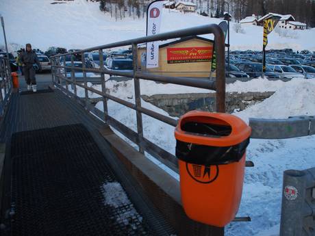 Piedmont (Piemonte): cleanliness of the ski resorts – Cleanliness Alagna Valsesia/Gressoney-La-Trinité/Champoluc/Frachey (Monterosa Ski)
