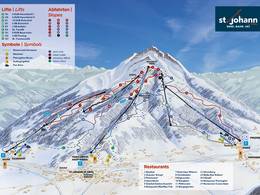 Trail map St. Johann in Tirol/Oberndorf – Harschbichl