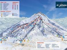 Trail map St. Johann in Tirol/Oberndorf – Harschbichl