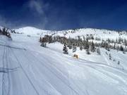 Centre downhill run upper section
