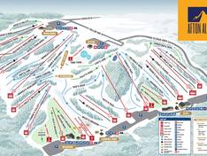 Trail map Afton Alps