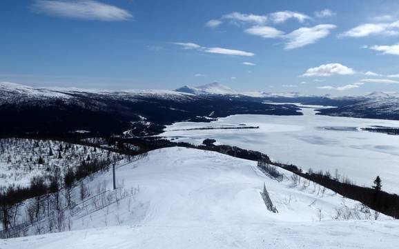 Skiing in Tärnaby