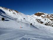 View below the Gallinero towards the Collado del Ampriu
