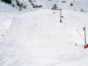 Stade slope in Le Corbier