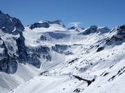 View of the Rettenbach Glacier