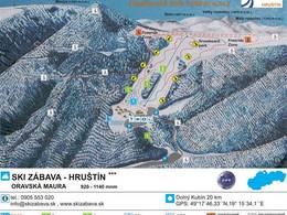 Ski resort Zábava – Hruštín